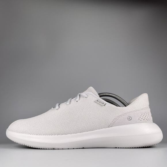 Kizik Madrid Mens 10.5 Gray Eco Knit Hands Free Slip On Casual Sneakers Shoe EUC - Picture 1 of 9